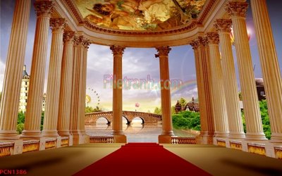 File ảnh File tranh phong cảnh thiên nhiên PCN1386 (gốc) in standee