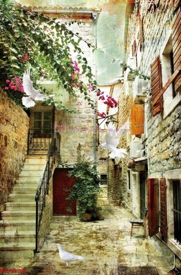 Download file tranh File tranh phong cảnh thiên nhiên PCN139 (file gốc PSD)