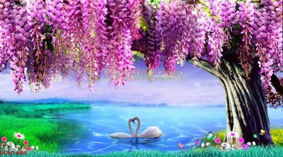 File ảnh File tranh phong cảnh thiên nhiên PCN1484 (gốc) in standee