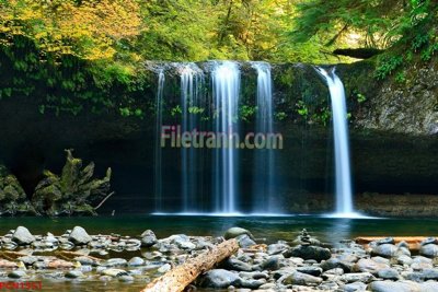 File gốc File tranh phong cảnh thiên nhiên PCN1551 (in mica) trang trí