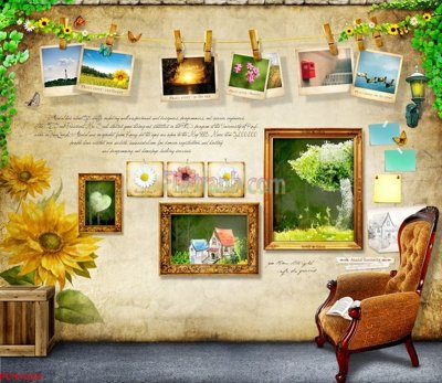 Tải file File tranh phong cảnh thiên nhiên PCN1629 (PSD) cho in ấn quảng cáo