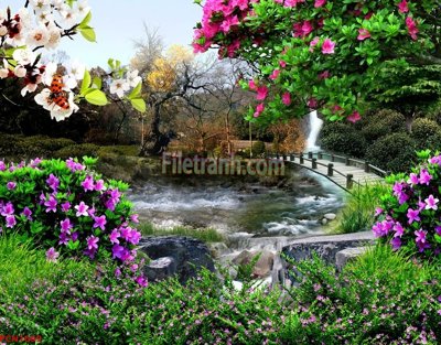 Tải file gốc File tranh phong cảnh thiên nhiên PCN1669 (in khổ lớn) không vỡ