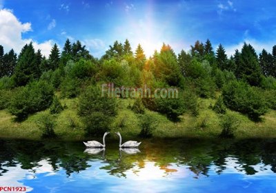 Tải file File tranh phong cảnh thiên nhiên PCN1923 (ảnh gốc) in tranh kính