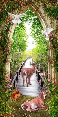 File gốc File tranh phong cảnh thiên nhiên PCN200 (dành cho quảng cáo)