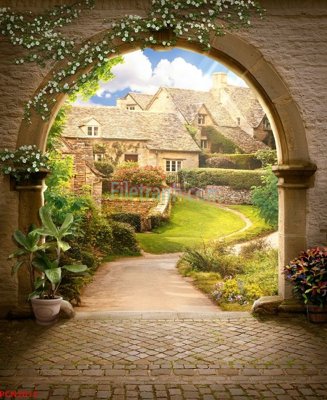 File tranh gốc in trần nhà File tranh phong cảnh thiên nhiên PCN2015 3D