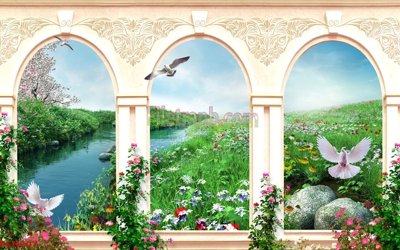 Tải về file gốc File tranh phong cảnh thiên nhiên PCN207 (dùng cho in quảng cáo)