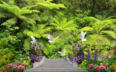 File ảnh File tranh phong cảnh thiên nhiên PCN2153 (gốc) dùng in Pano