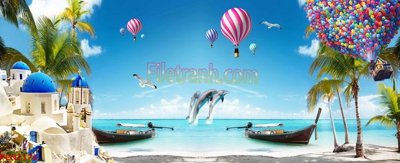 File in lụa File tranh phong cảnh thiên nhiên PCN2176 (chất lượng cao) File tranh phong cảnh thiên nhiên PCN2176