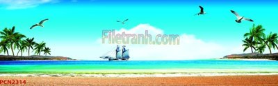 File ảnh File tranh phong cảnh thiên nhiên PCN2314 (gốc) in biển hiệu