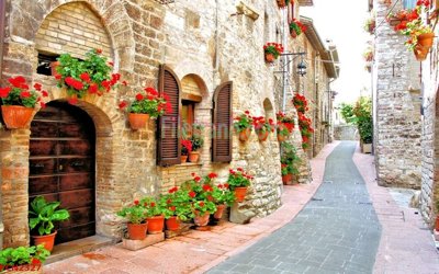 File gốc File tranh phong cảnh thiên nhiên PCN2327 (ảnh chi tiết) để in trần