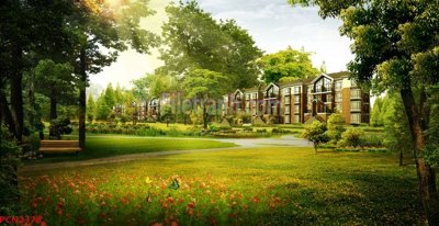 File tranh in trần 3D File tranh phong cảnh thiên nhiên PCN2378 (ảnh gốc)