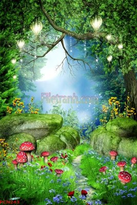 File tranh gốc File tranh phong cảnh thiên nhiên PCN243 chủ đề hiện đại