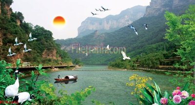 Tải file File tranh phong cảnh thiên nhiên PCN2442 (gốc) in nhanh