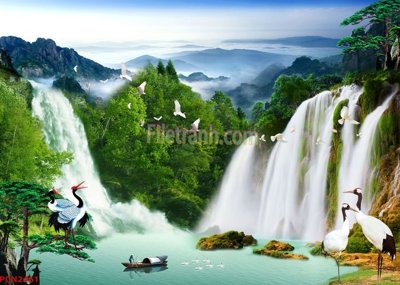 Ảnh gốc File tranh phong cảnh thiên nhiên PCN2461 (siêu chi tiết) để in ấn