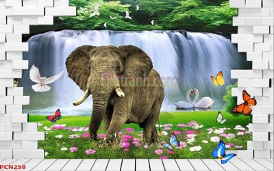 File gốc File tranh phong cảnh thiên nhiên PCN258 (cho in ấn) từ Filetranh.com