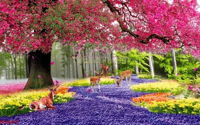 File ảnh File tranh phong cảnh thiên nhiên PCN277 (gốc) in PP, decal