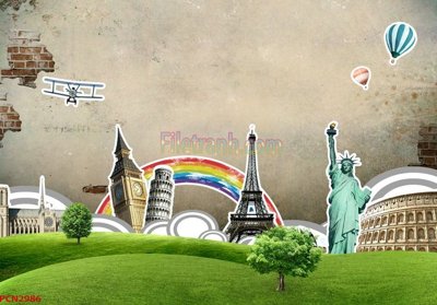 File ảnh File tranh phong cảnh thiên nhiên PCN2986 (gốc) in Hiflex