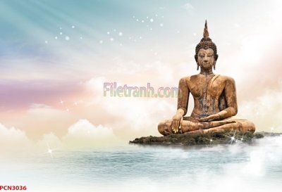 File tranh in tráng gương File tranh phong cảnh thiên nhiên PCN3036 (siêu nét)