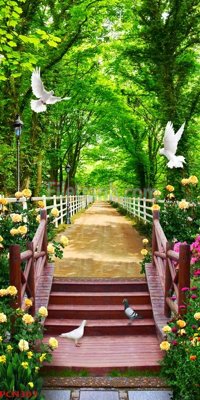 File gốc File tranh phong cảnh thiên nhiên PCN307 (in mica) làm quà tặng