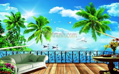 File tranh File tranh phong cảnh thiên nhiên PCN309 (gốc) chủ đề con người