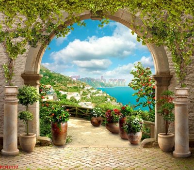 File gốc File tranh phong cảnh thiên nhiên PCN3137 (bản quyền) cho in ấn