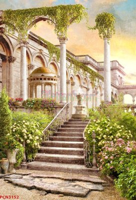 File gốc File tranh phong cảnh thiên nhiên PCN3152 (in mica) trang trí