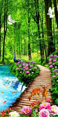 Tải file gốc File tranh phong cảnh thiên nhiên PCN316 (in khổ lớn) không mờ