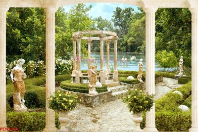 File PSD File tranh phong cảnh thiên nhiên PCN3244 (bản gốc) dễ dàng edit