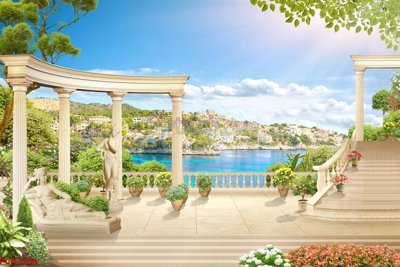 Tải file File tranh phong cảnh thiên nhiên PCN3256 (gốc) in tranh tráng gương