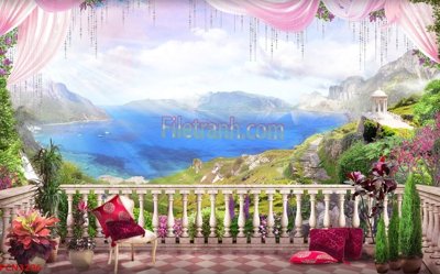 File tranh File tranh phong cảnh thiên nhiên PCN3296 (gốc) in vải canvas