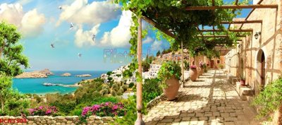 File tranh in tráng gương File tranh phong cảnh thiên nhiên PCN3303 (siêu nét)