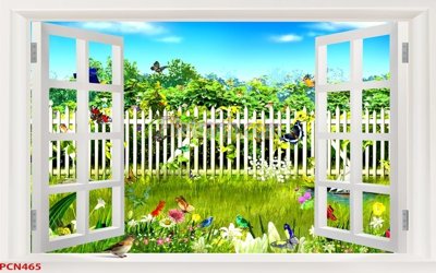 Tải file File tranh phong cảnh thiên nhiên PCN465 (PSD) cho in tranh 3D
