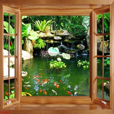 File gốc File tranh phong cảnh thiên nhiên PCN473 (thiết kế) cho in ấn