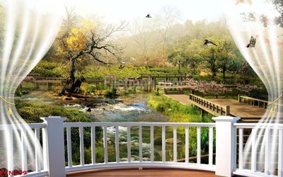 File tranh File tranh phong cảnh thiên nhiên PCN509 (gốc) in film