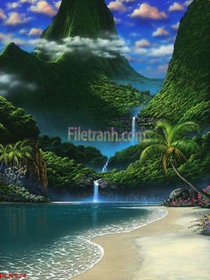 Ảnh gốc File tranh phong cảnh thiên nhiên PCN574 (độ nét cao) in mica