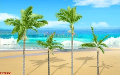 File tranh gốc PSD File tranh phong cảnh thiên nhiên PCN591 còn nguyên layer