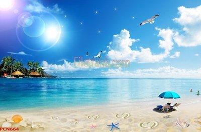 File gốc File tranh phong cảnh thiên nhiên PCN664 (trang trí) phòng ngủ