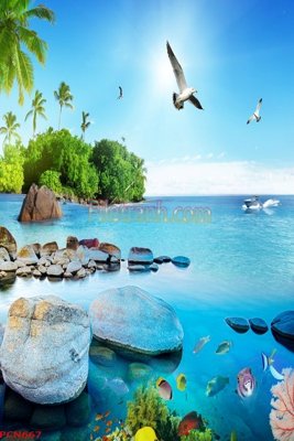 Download file File tranh phong cảnh thiên nhiên PCN667 (chuẩn in) chất lượng cao