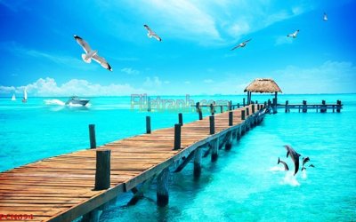 Tải file gốc File tranh phong cảnh thiên nhiên PCN694 (bản PSD) đầy đủ layer