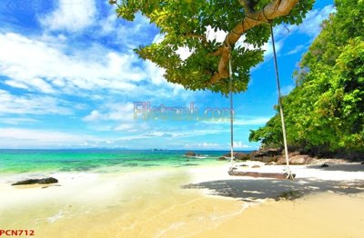 File in trần File tranh phong cảnh thiên nhiên PCN712 (bản gốc) mây trời