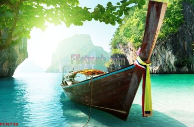 File in trần File tranh phong cảnh thiên nhiên PCN738 (file gốc) chủ đề vũ trụ