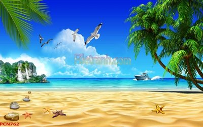 File in mica File tranh phong cảnh thiên nhiên PCN762 (bản gốc) siêu trong