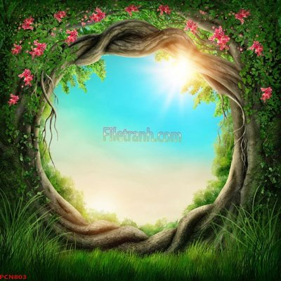 Download file gốc File tranh phong cảnh thiên nhiên PCN803 (in mica) 3D