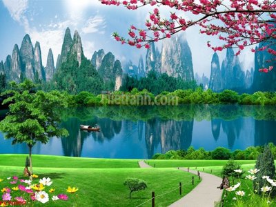 Tải file File tranh phong cảnh thiên nhiên PCN809 (gốc) để in ấn ngay