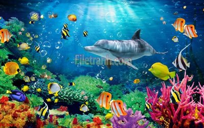 File gốc in ấn File tranh phong cảnh thiên nhiên PCN872 chất lượng vượt trội