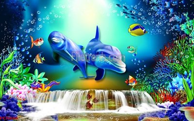 File PSD in ấn File tranh phong cảnh thiên nhiên PCN886 (chất lượng cao)