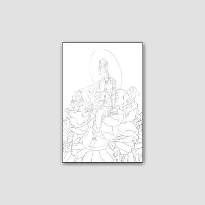 File tranh gốc File tranh phật giáo PG09369 (sắc nét từng chi tiết)