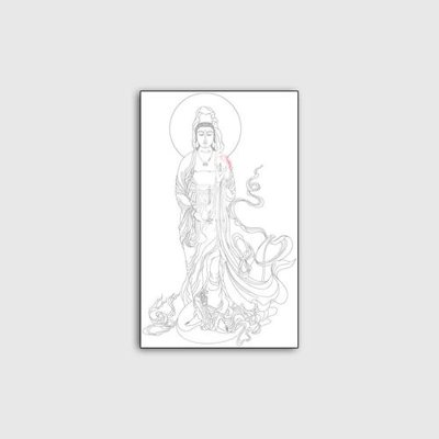 File in lụa File tranh phật giáo PG09405 (tân cổ điển) File tranh phật giáo PG09405