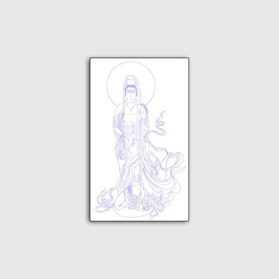 Download file gốc File tranh phật giáo PG09442 (in lụa) tranh 3D