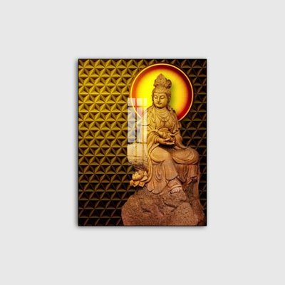 File in trần File tranh phật giáo PG09674 (file gốc) hoa văn 3D